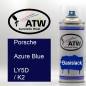 Preview: Porsche, Azure Blue, LY5D / K2: 400ml Sprühdose, von ATW Autoteile West.